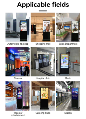 32 Inch Totem Digital Lcd Display Signage Information Monitors Touch Screen Indoor Interactive Kiosk